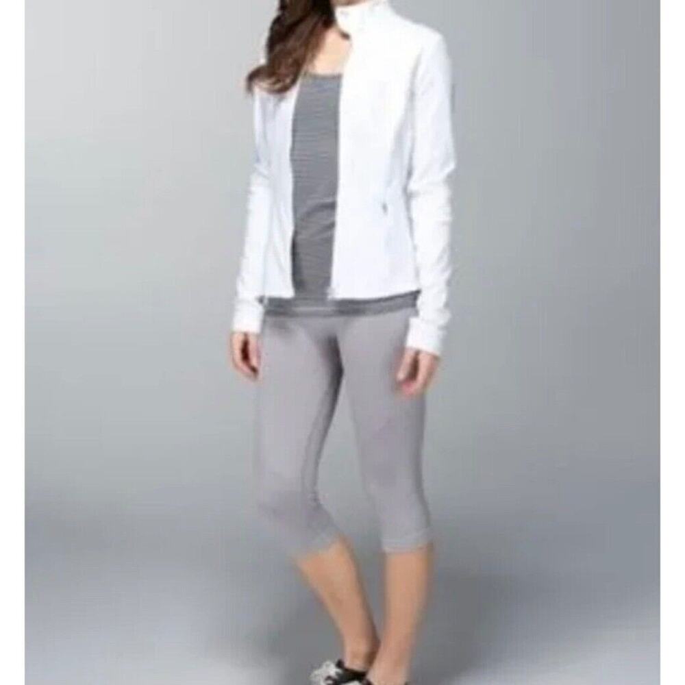 Lululemon Awakening Crop Grey Leggings Size 4